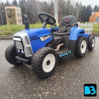 Детский электромобиль трактор H444HH синий