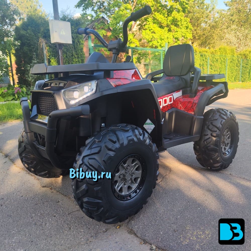 Полноприводный электроквадроцикл H999HH красный Spider, с пультом
