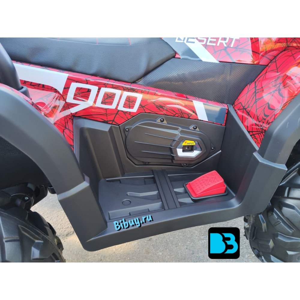 Полноприводный электроквадроцикл H999HH красный Spider, с пультом