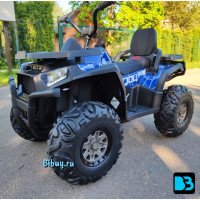 Детский электроквадроцикл H999HH синий Spider, полноприводный, с пультом