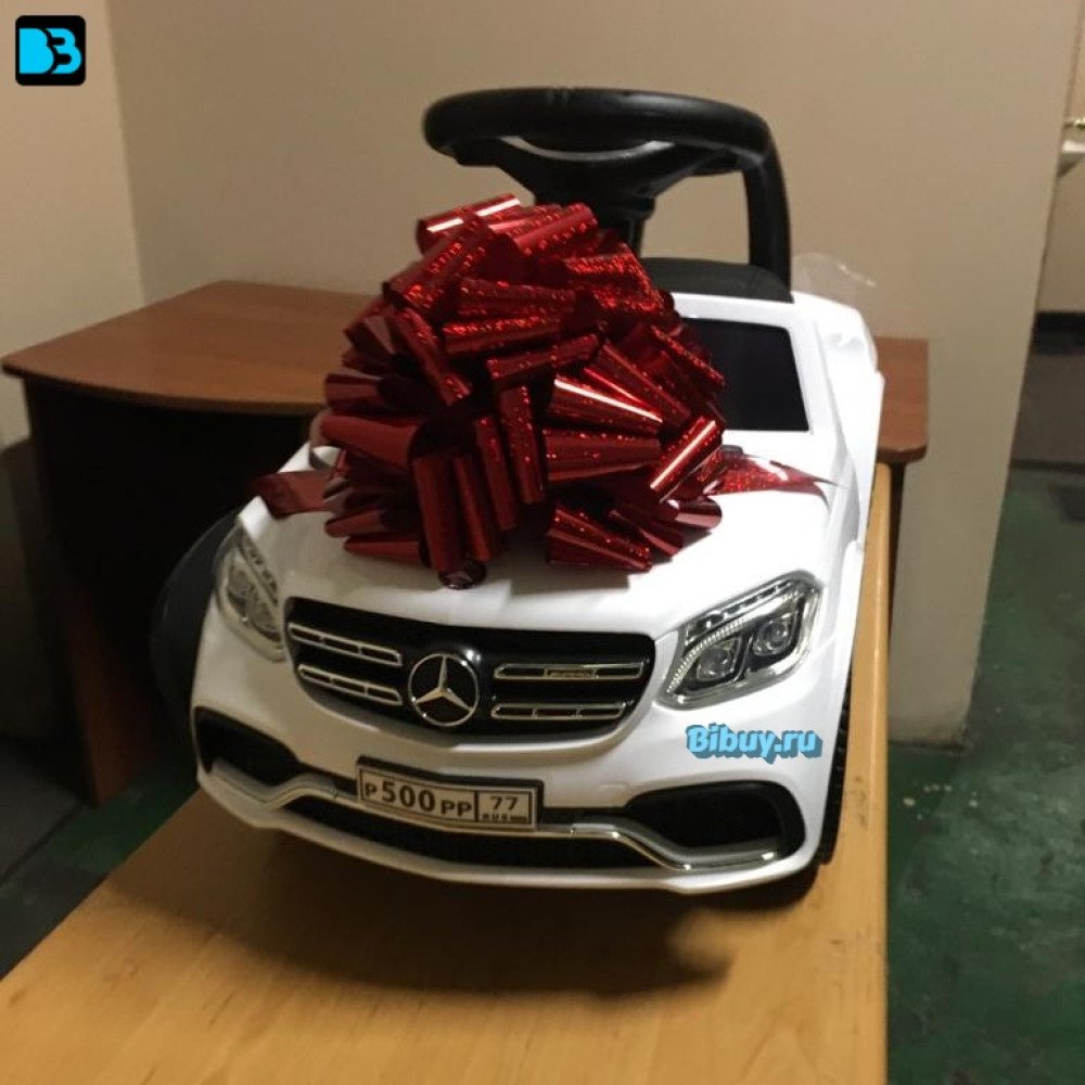 Электромобиль каталка Mercedes-AMG GLS63 + пульт управления - HL600-LUX-WHITE
