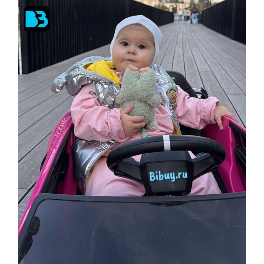 Детский электромобиль Lamborghini SVJ (розовый, 12V) - HL328