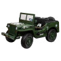 Детский электромобиль джип Jeep Willys 4137 Army green