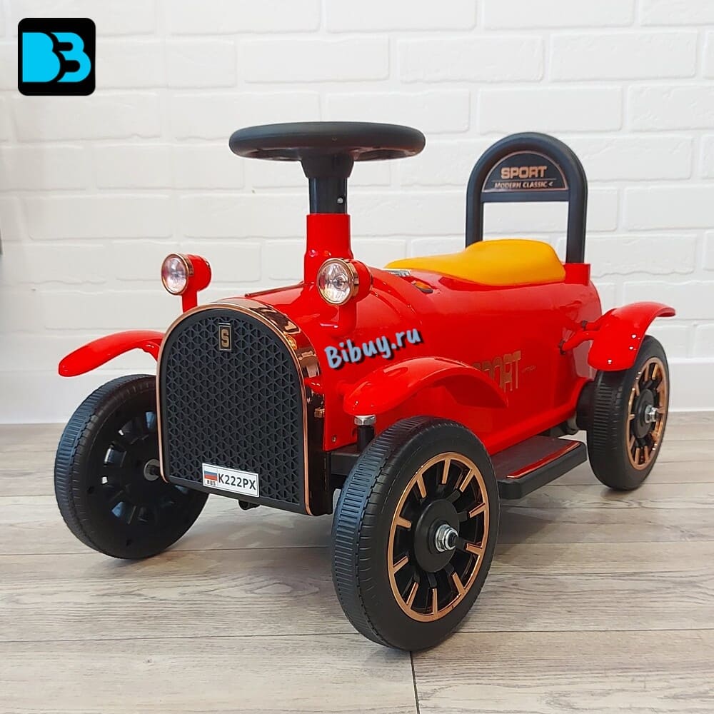 Детский электромобиль Bentley K222PX красный
