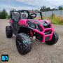 Электромобиль Buggy K777KK LUX 4WD розовый