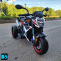 Детский трицикл K808AM белый, электрический