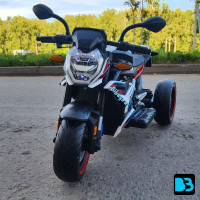 Детский трицикл K808AM белый, электрический