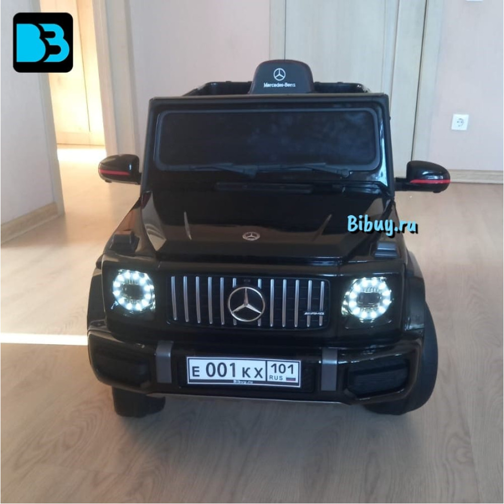 Детский электромобиль Mercedes-Benz G63 4WD (K999KK) черный глянец