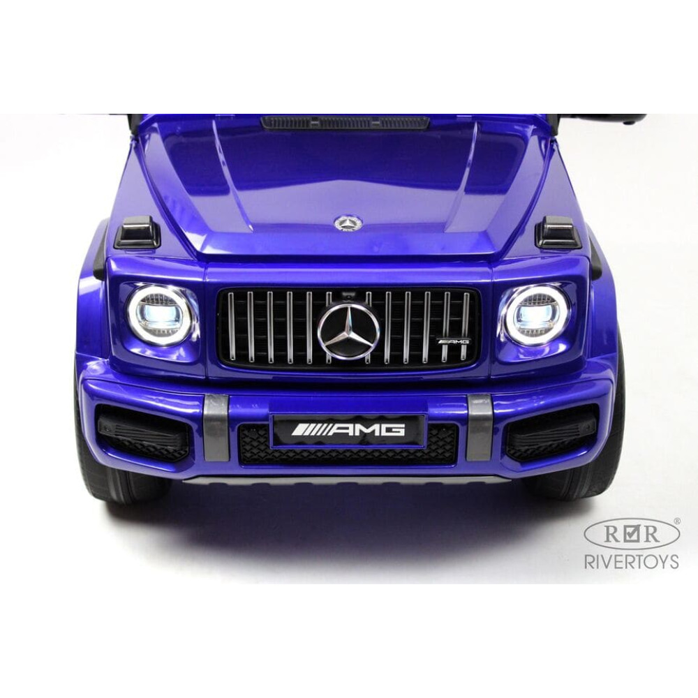 Полноприводный Гелик Mercedes-Benz G63 (K999KK)-4 WD синий глянец