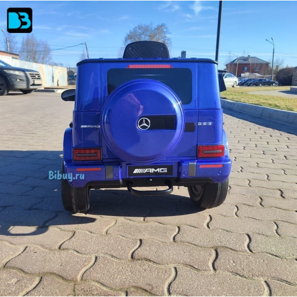 Полноприводный Гелик Mercedes-Benz G63 (K999KK)-4 WD синий глянец