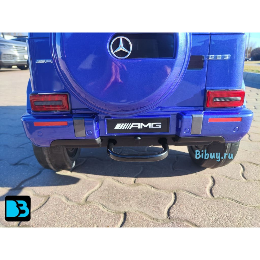 Полноприводный Гелик Mercedes-Benz G63 (K999KK)-4 WD синий глянец