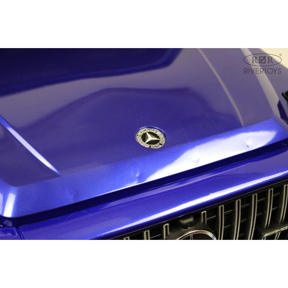 Полноприводный Гелик Mercedes-Benz G63 (K999KK)-4 WD синий глянец