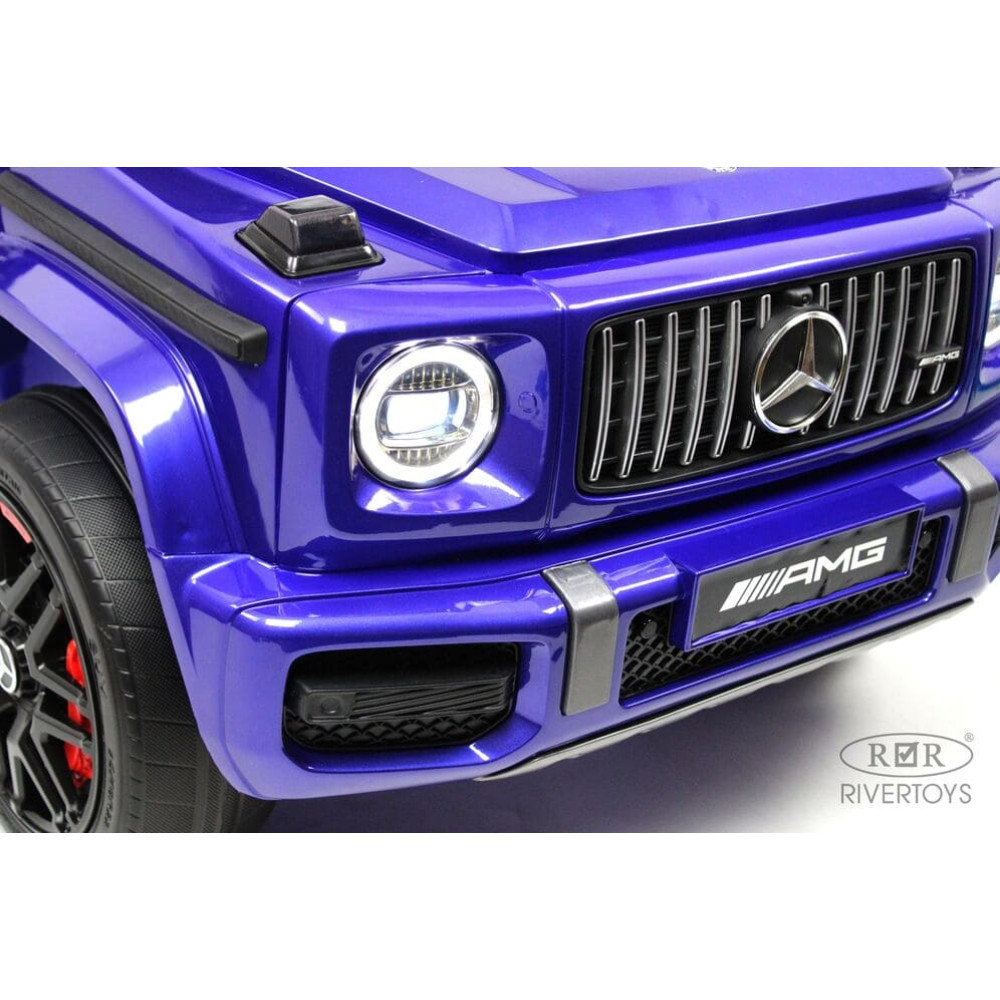 Полноприводный Гелик Mercedes-Benz G63 (K999KK)-4 WD синий глянец