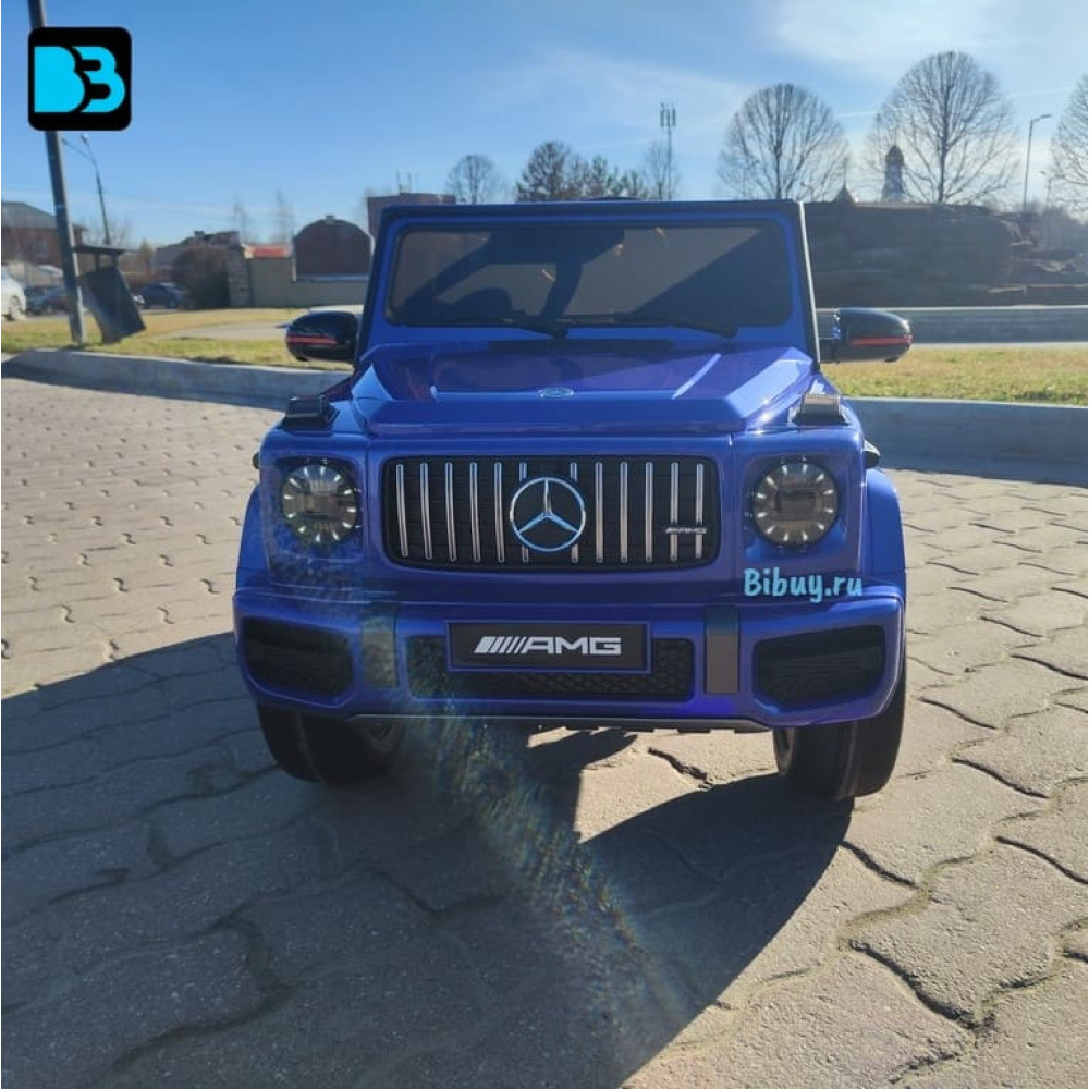 Полноприводный Гелик Mercedes-Benz G63 (K999KK)-4 WD синий глянец