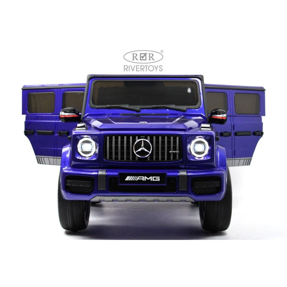 Полноприводный Гелик Mercedes-Benz G63 (K999KK)-4 WD синий глянец