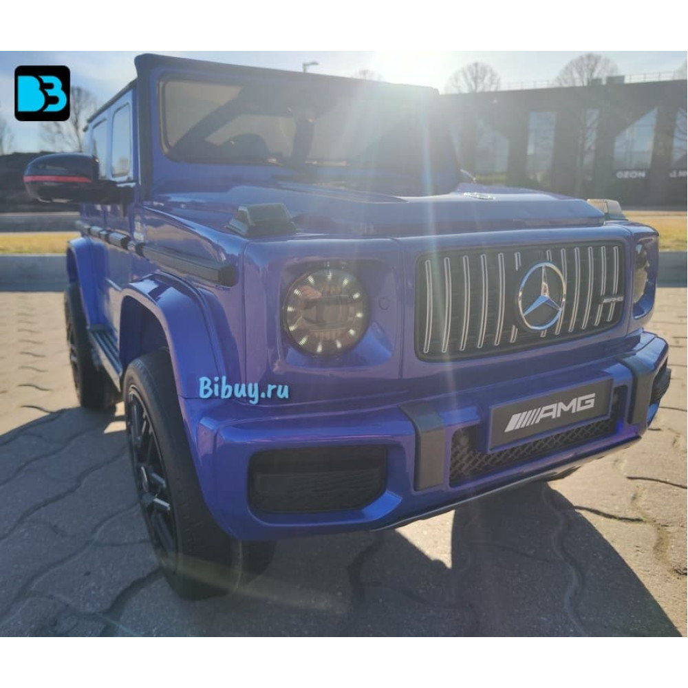 Полноприводный Гелик Mercedes-Benz G63 (K999KK)-4 WD синий глянец