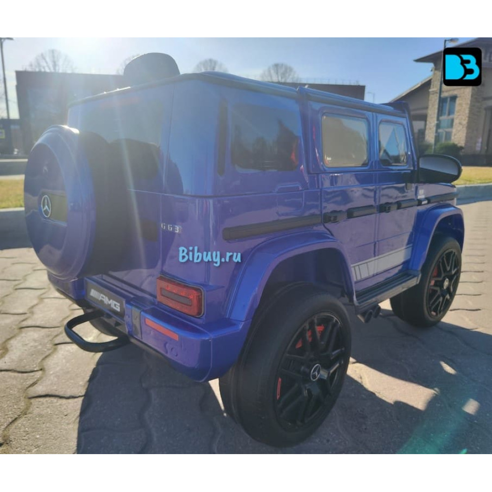 Полноприводный Гелик Mercedes-Benz G63 (K999KK)-4 WD синий глянец