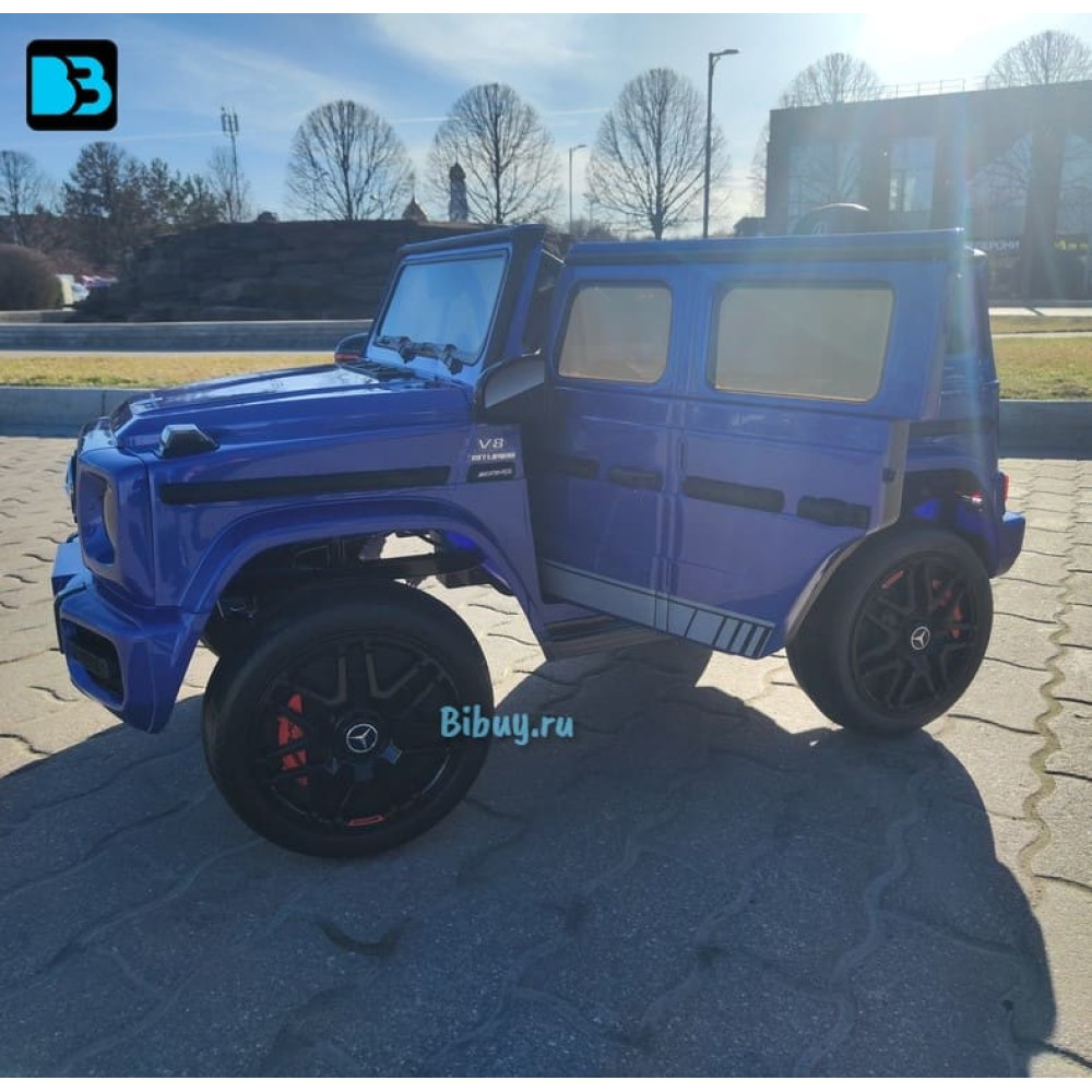 Полноприводный Гелик Mercedes-Benz G63 (K999KK)-4 WD синий глянец