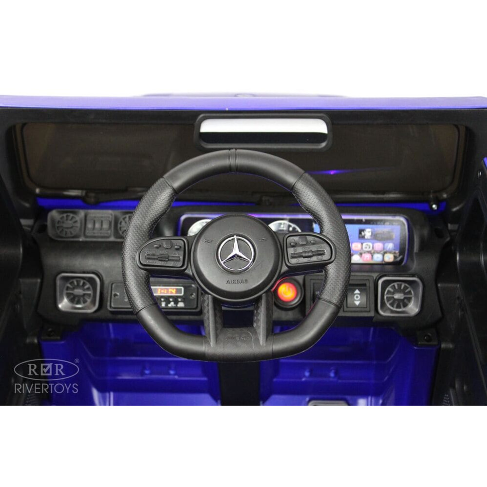 Полноприводный Гелик Mercedes-Benz G63 (K999KK)-4 WD синий глянец