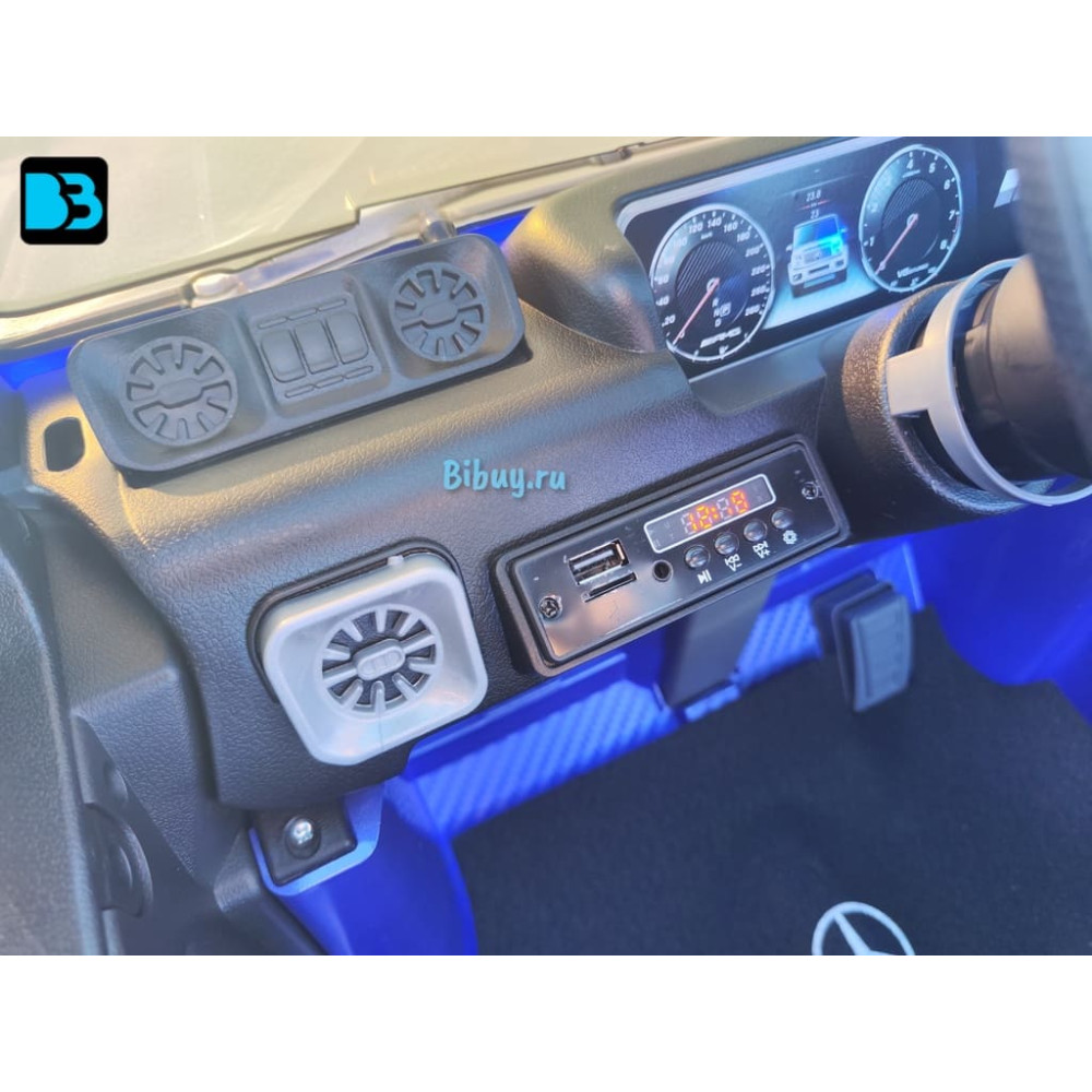 Полноприводный Гелик Mercedes-Benz G63 (K999KK)-4 WD синий глянец