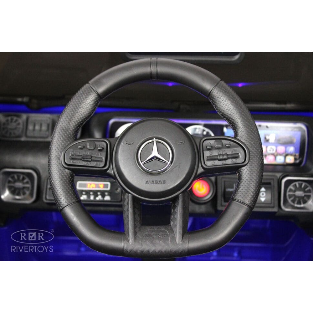 Полноприводный Гелик Mercedes-Benz G63 (K999KK)-4 WD синий глянец