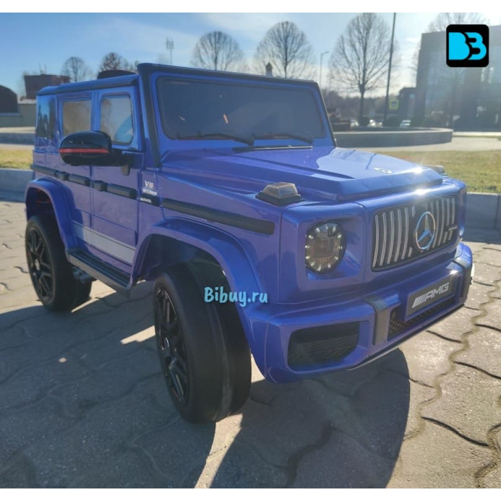 Полноприводный Гелик Mercedes-Benz G63 (K999KK)-4 WD синий глянец
