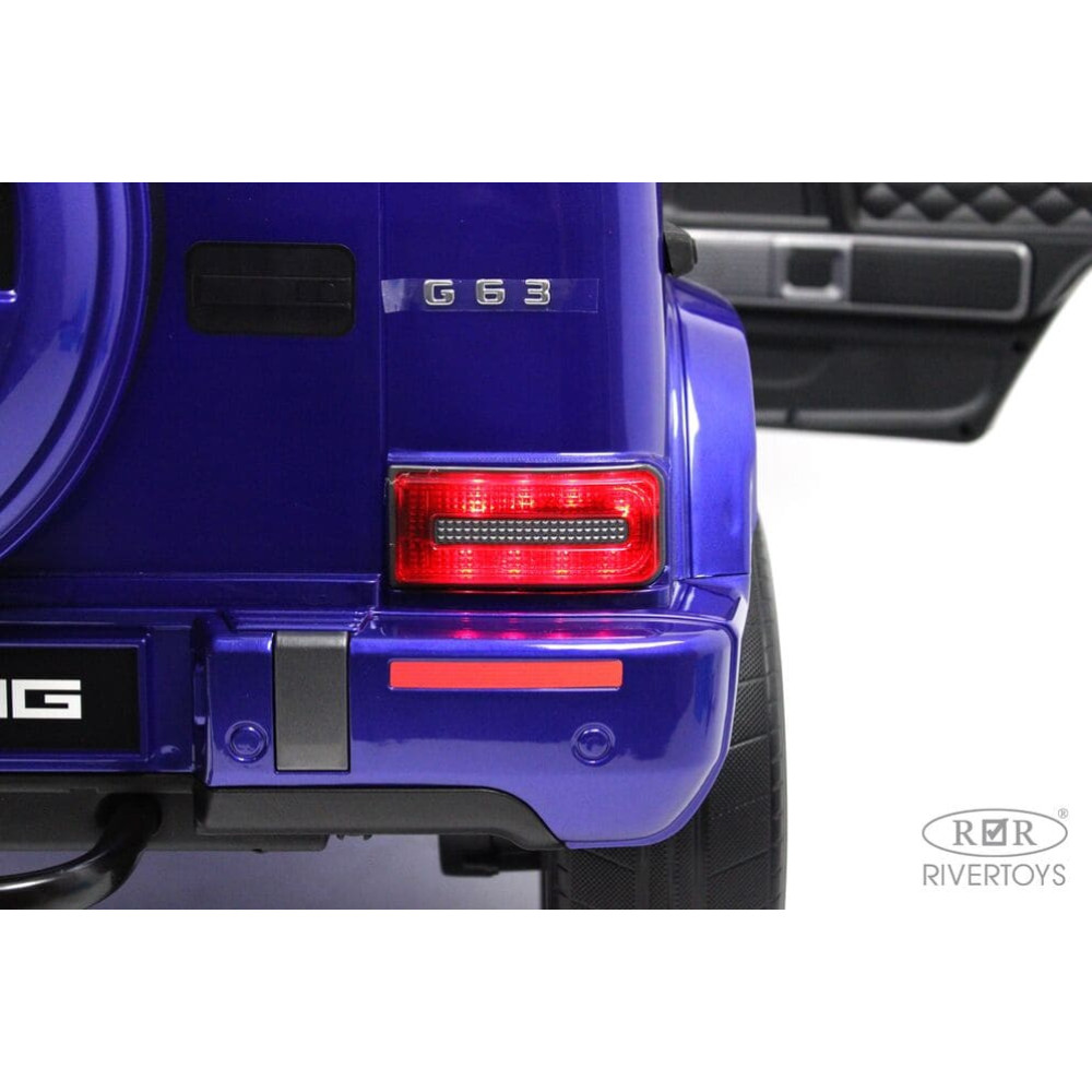 Полноприводный Гелик Mercedes-Benz G63 (K999KK)-4 WD синий глянец