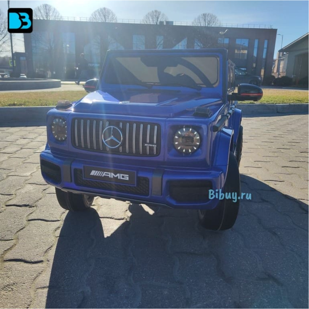 Полноприводный Гелик Mercedes-Benz G63 (K999KK)-4 WD синий глянец