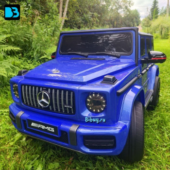 Полноприводный Гелик Mercedes-Benz G63 (K999KK)-4 WD синий глянец