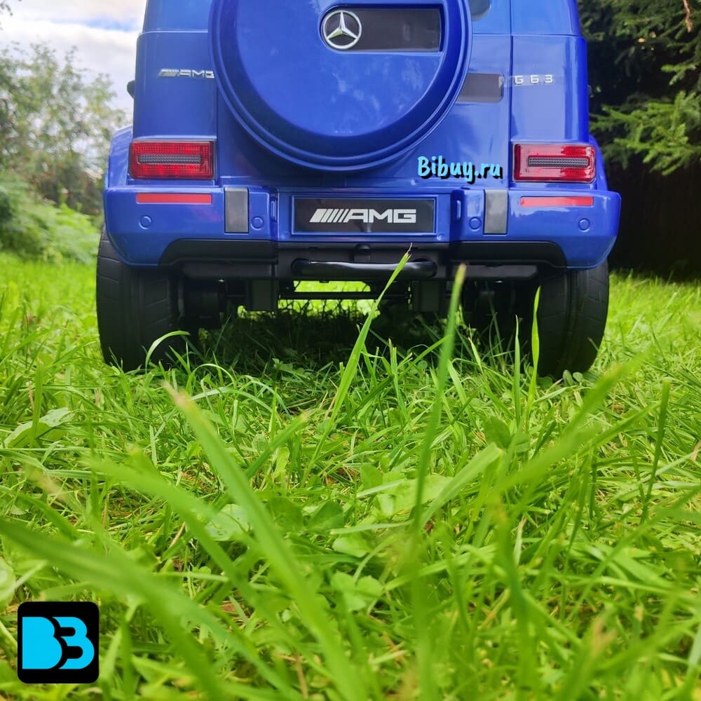 Полноприводный Гелик Mercedes-Benz G63 (K999KK)-4 WD синий глянец