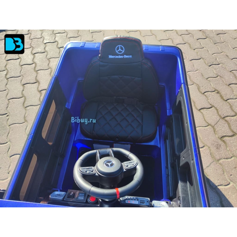 Полноприводный Гелик Mercedes-Benz G63 (K999KK)-4 WD синий глянец
