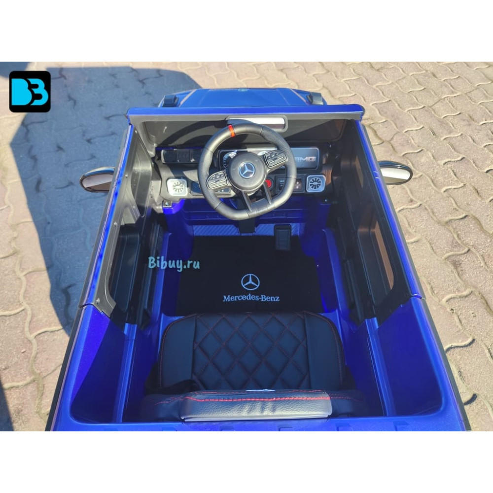 Полноприводный Гелик Mercedes-Benz G63 (K999KK)-4 WD синий глянец