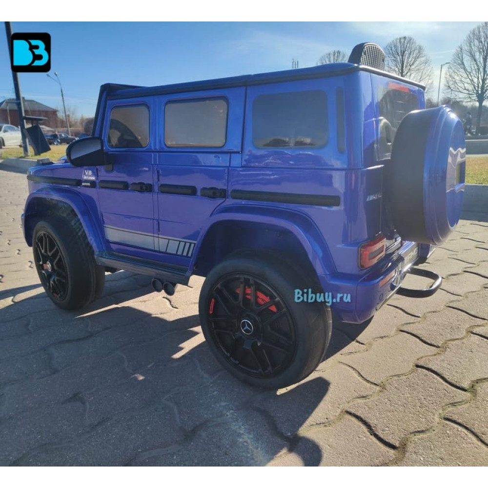 Полноприводный Гелик Mercedes-Benz G63 (K999KK)-4 WD синий глянец