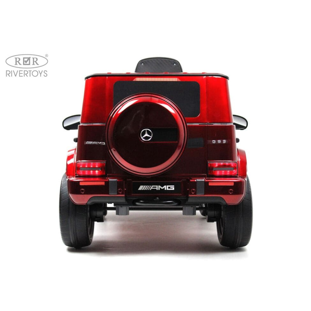 Электромобиль джип Mercedes-Benz G63 (K999KK) вишневый глянец с пультом