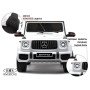 Детский электромобиль Mercedes-Benz G63 (K999KK) белый