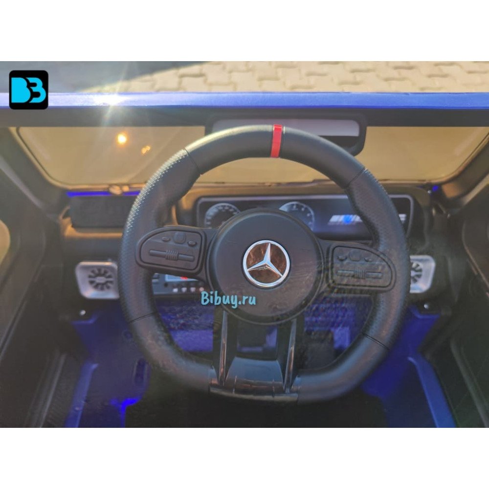 Полноприводный Гелик Mercedes-Benz G63 (K999KK)-4 WD синий глянец