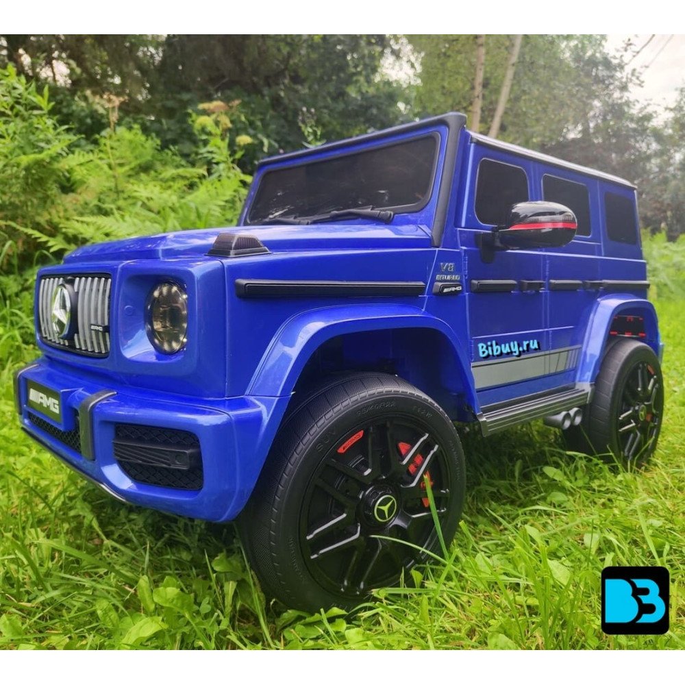 Полноприводный Гелик Mercedes-Benz G63 (K999KK)-4 WD синий глянец