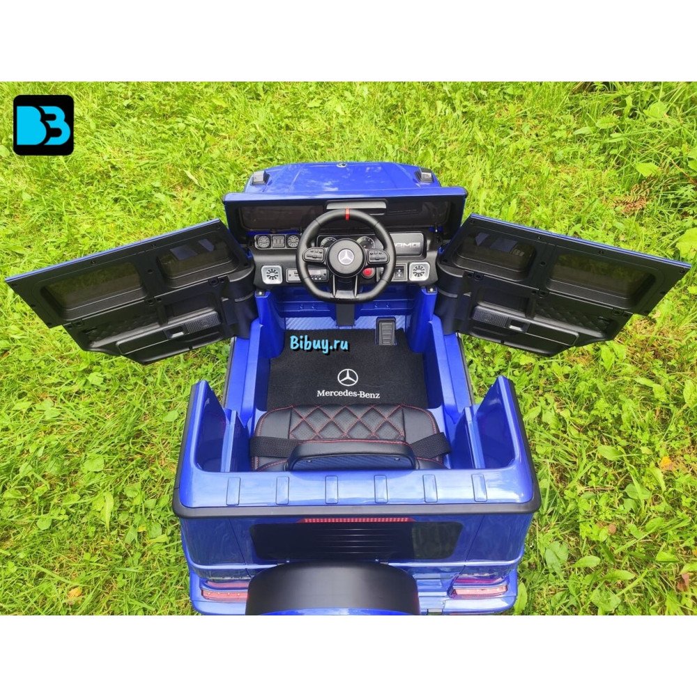 Полноприводный Гелик Mercedes-Benz G63 (K999KK)-4 WD синий глянец