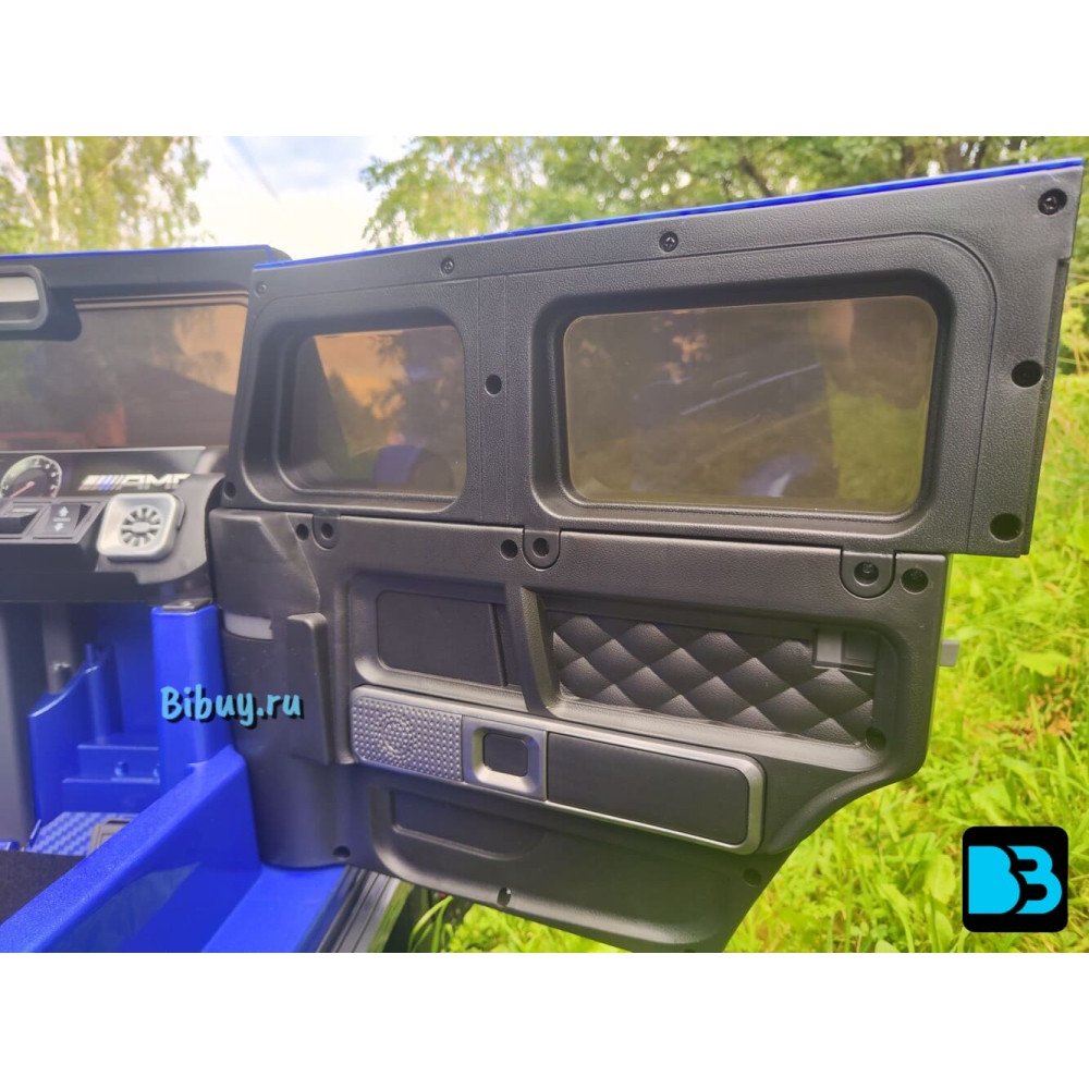 Лицензионный электромобиль Mercedes-Benz G63 (K999KK) синий глянец