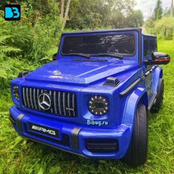 Полноприводный Гелик Mercedes-Benz G63 (K999KK)-4 WD синий глянец