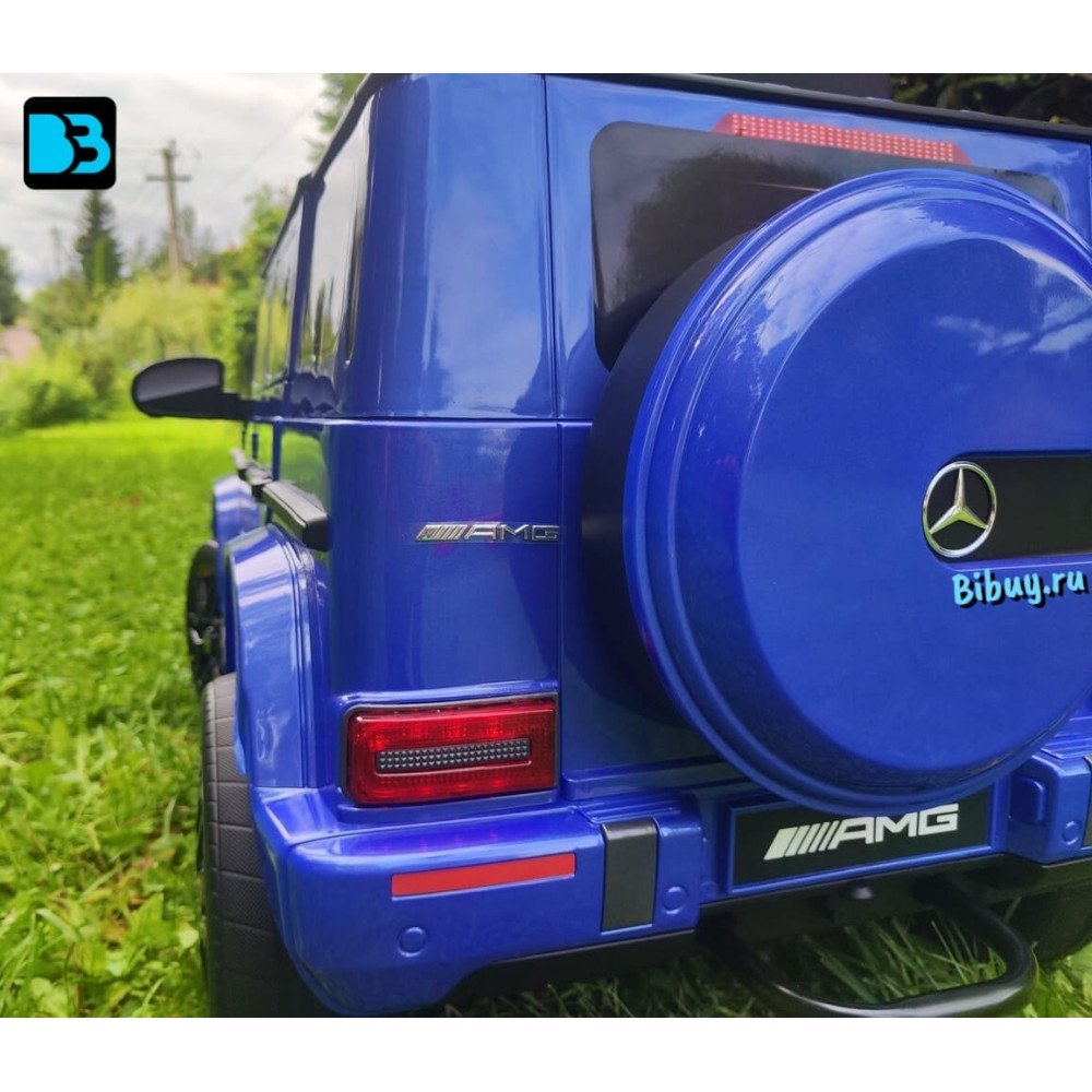 Полноприводный Гелик Mercedes-Benz G63 (K999KK)-4 WD синий глянец