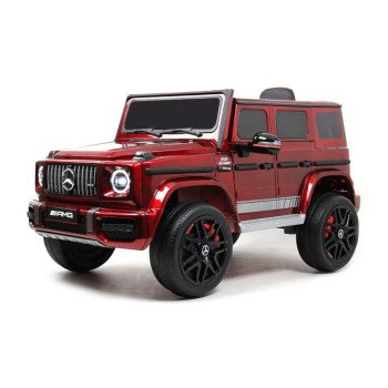 Детский электромобиль Mercedes-Benz G63 (K999KK)-4 WD вишневый глянец