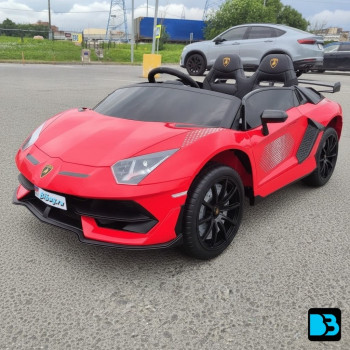 Детский электромобиль Lamborghini Aventador K999PX красный