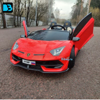 Электромобиль Lamborghini Aventador SVJ (A111MP) красный