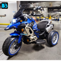 Детский электромотоцикл М111БХ синий