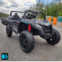 Мощный детский электромобиль Buggy M222MM черный Spider