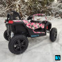 Электромобиль багги M222MM розовый камуфляж, максимальная нагрузка 100 кг