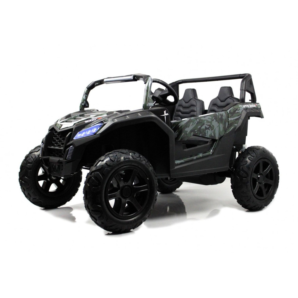 Электромобиль багги M222MM зеленый камуфляж