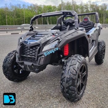 Мощный детский электромобиль Buggy M222MM черный Spider