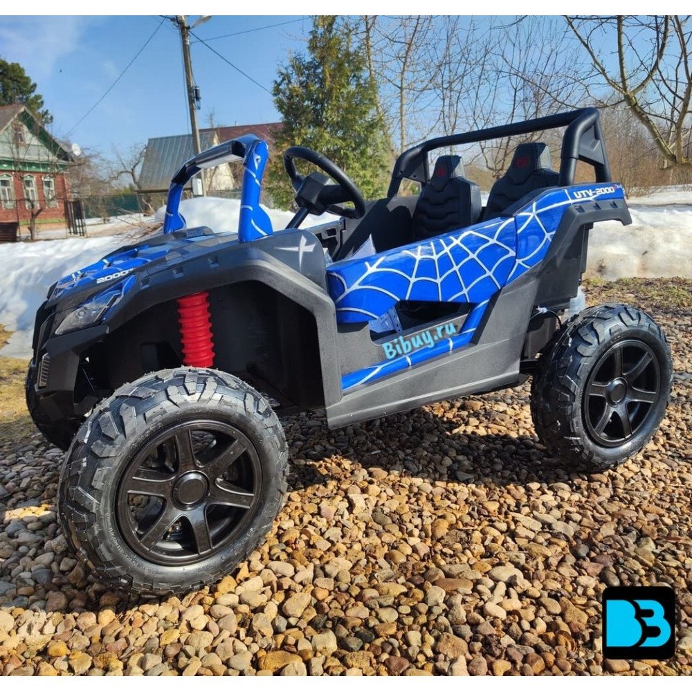 Детский электромобиль M222MM синий Spider